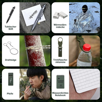 Adventskalender Überlebensset 24 Tage Outdoor Camping Gadgets