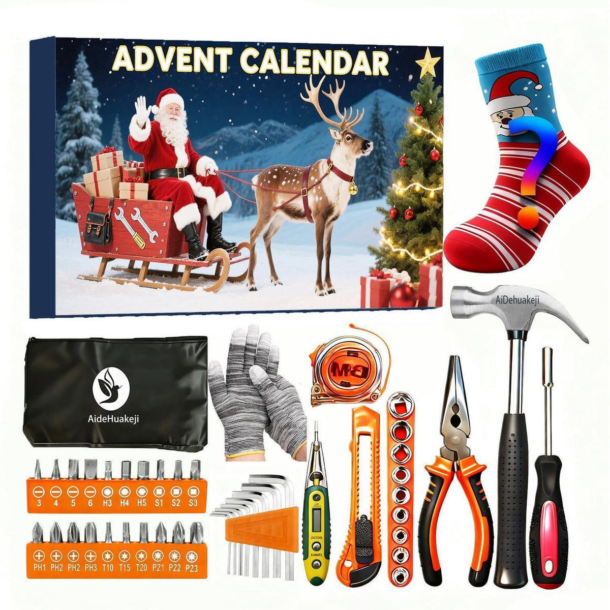 Werkzeug Adventskalender 2026 für Männer – 24 Überraschungen
