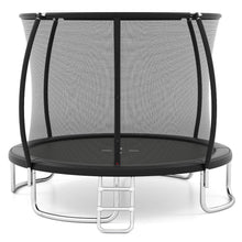 GYMAX Gartentrampolin 366cm mit Sicherheitsnetz & Leiter