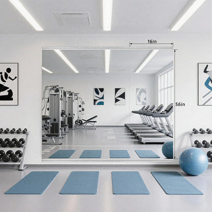 4x Ganzkörperspiegel 140x41cm – Fitness, Yoga & Wanddeko