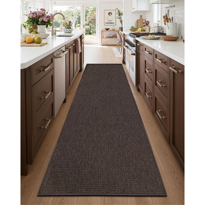 Schmutzfangmatte Braun 91x305cm - Fußmatte Innen für Küche & Flur