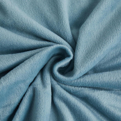 Flauschige Winterbettwäsche 220x240 Hellblau - Warm & Kuschelig