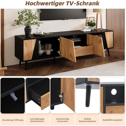 Moderner TV-Schrank mit Schubladen & Schränken (180x40x46)