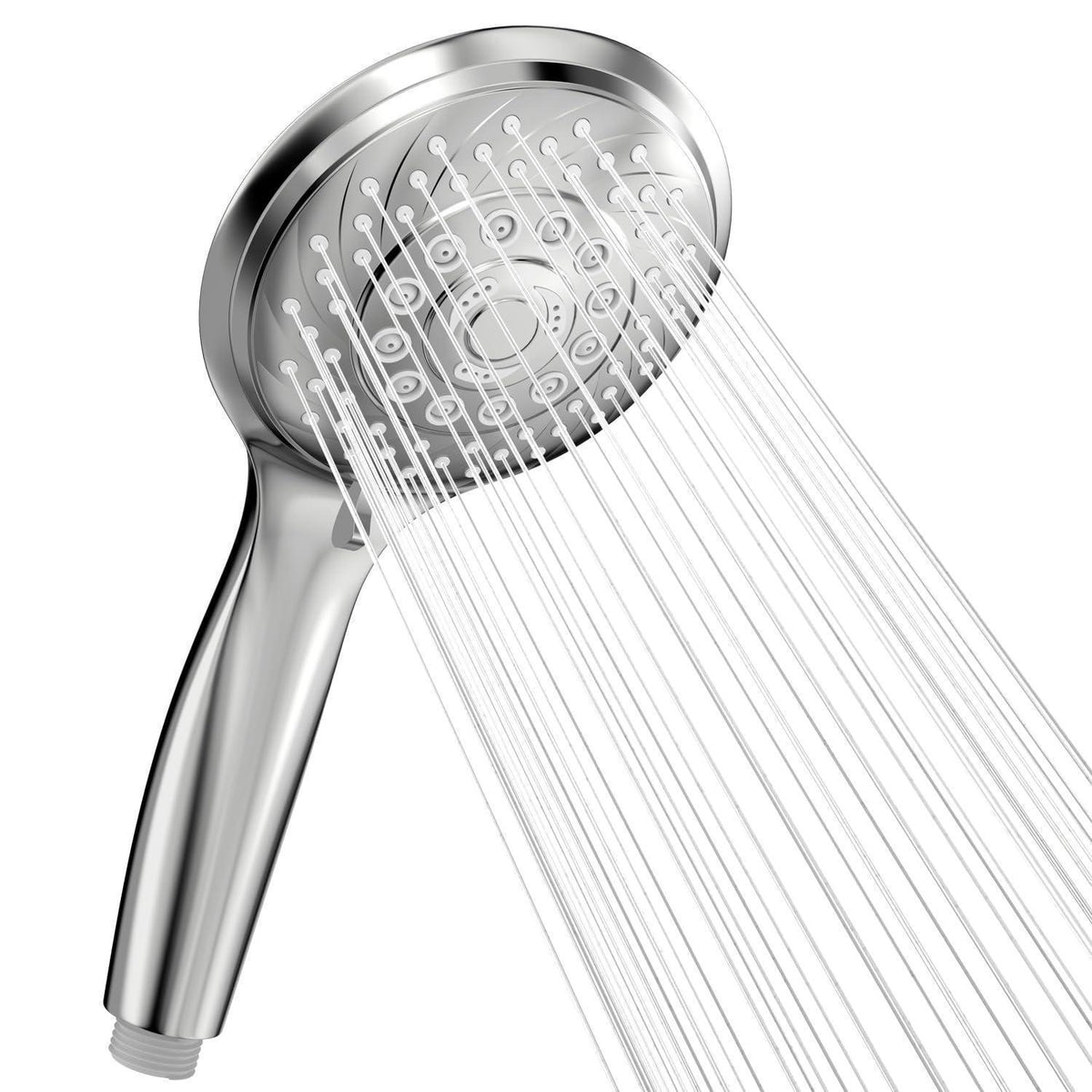 Wassersparender Duschkopf mit 6 Strahlarten & Selbstreinigung