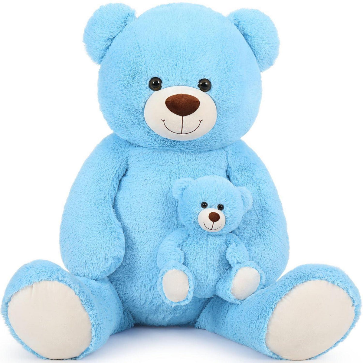 XXL Kuscheltier Teddybär 130cm mit Babybär – Perfektes Geschenk
