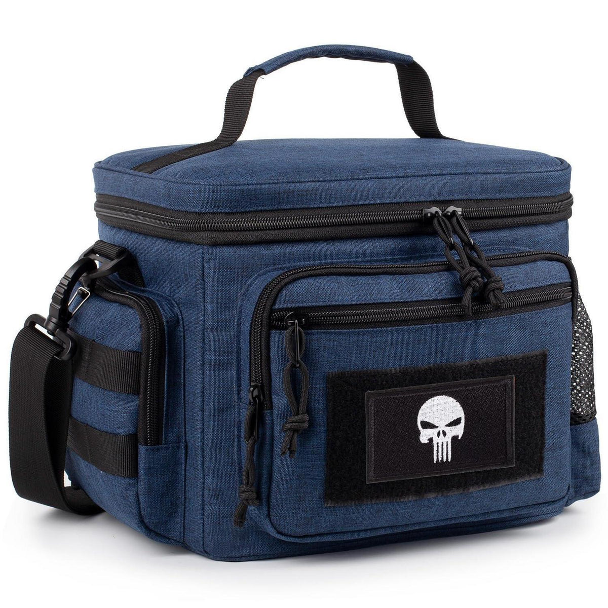 Taktische Lunchbox Blau M – Isolierte Kühltasche mit MOLLE-System