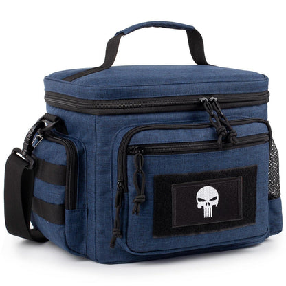 Taktische Lunchbox Blau M – Isolierte Kühltasche mit MOLLE-System