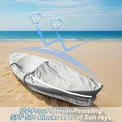 Kajak Abdeckung Vollabdeckung 5m x 100cm Wasserdicht UV-Beständig