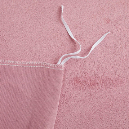 Winter Bettwäsche Set 135x200 Rosa Fleece 4-teilig Kuschelig Warm