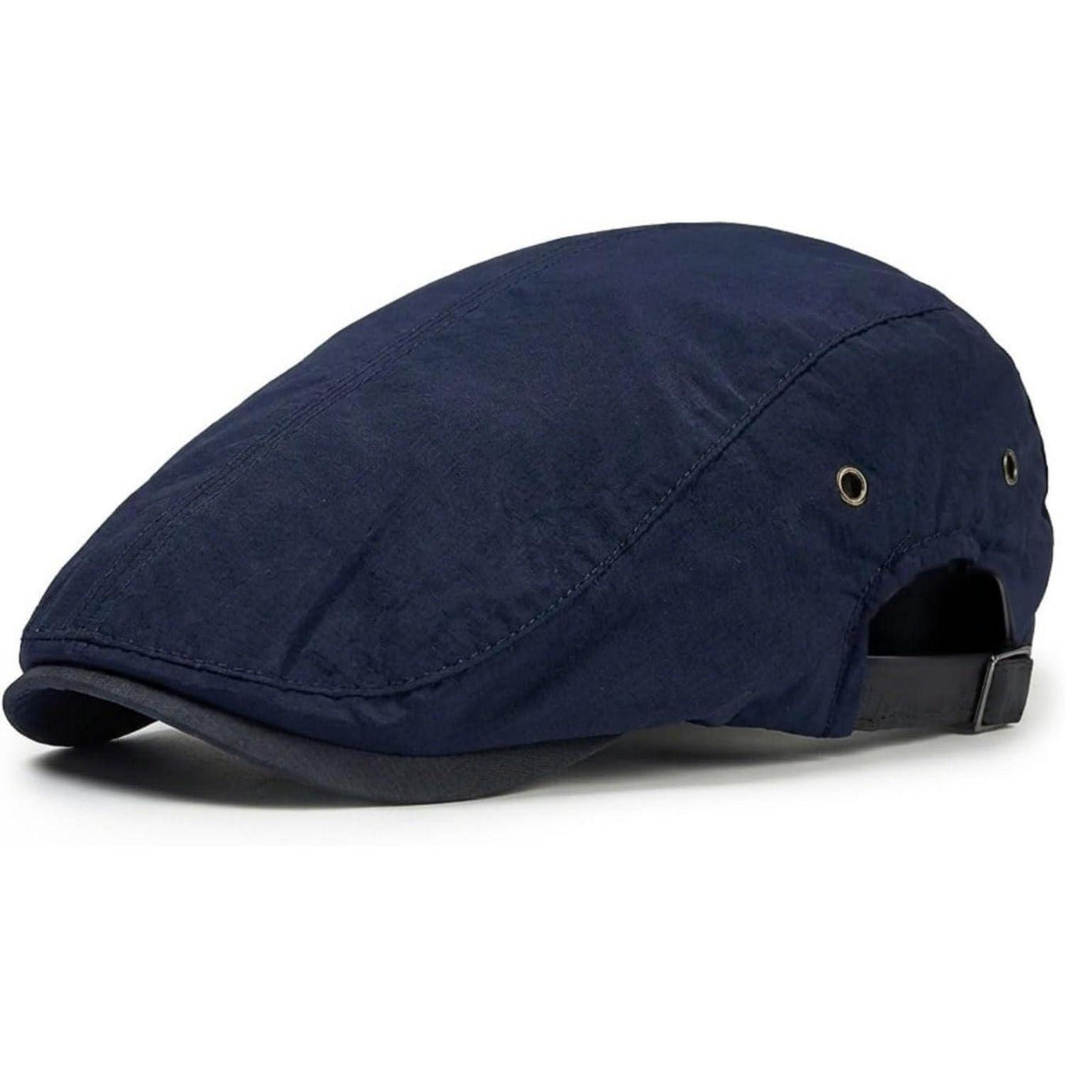 Herren Schiebermütze Sommer – Vintage Flatcap Marineblau M-L