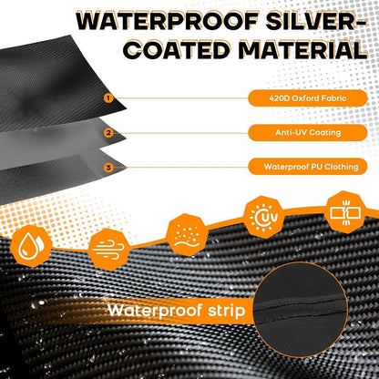 Wasserdichte Bootsplane 17-19ft – Abdeckplane für V-Rumpf Boote