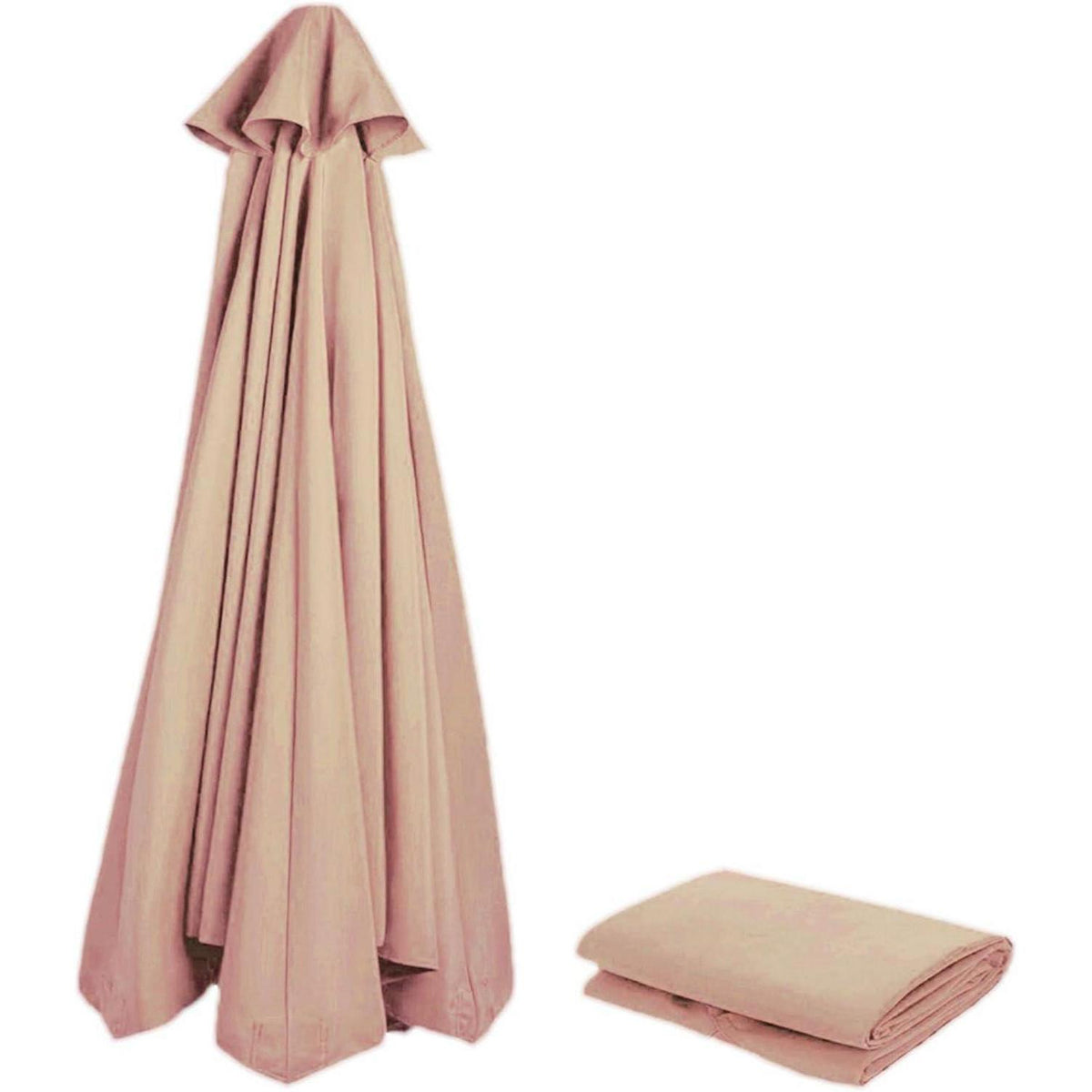 Sonnenschirm Ersatzbezug 400cm Champagner UV80+ 8 Streben