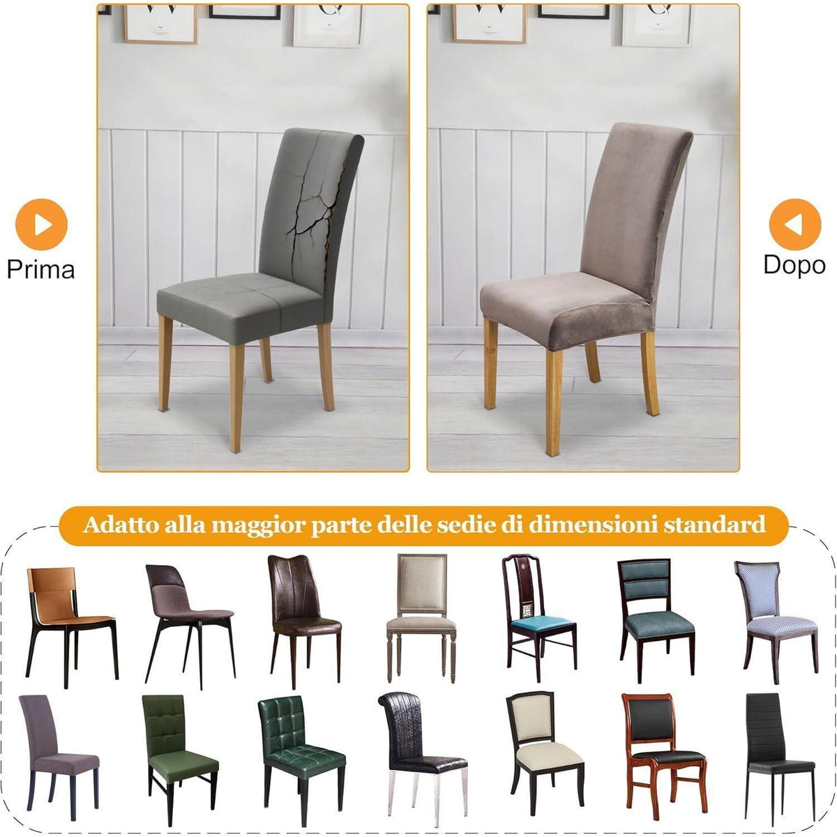 Jacquard Stuhlbezug Set – Weich & Elegant für Wohnzimmer & Co.