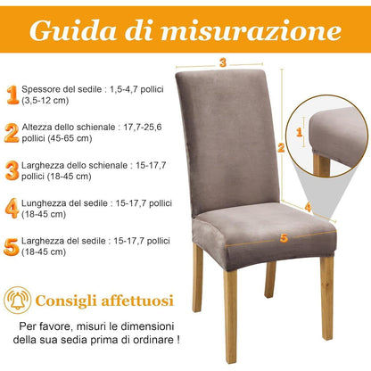 Jacquard Stuhlbezug Set – Weich & Elegant für Wohnzimmer & Co.