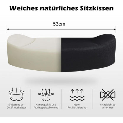 Ergonomischer Bürostuhl 200kg, Mesh, verstellbar, Schwarz