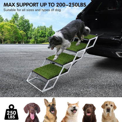 Hundetreppe Auto Klappbar – Einstiegshilfe für Hunde (70-90cm)