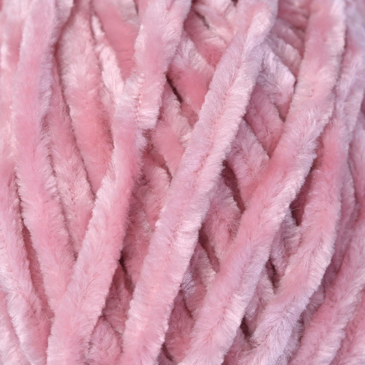 Chenille Wolle 10er Pack (1000g) - Flauschig & Kuschelig zum Häkeln