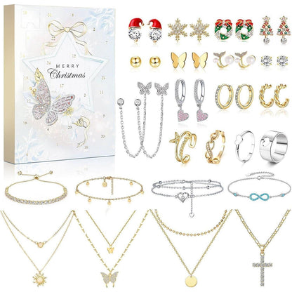 Schmuck Adventskalender 2026 für Damen mit 24 Überraschungen