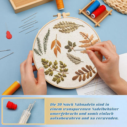 Nähnadel Set 30 Stück – Große Öhr Nadeln zum Nähen & Basteln