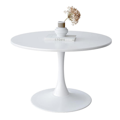 Runder Esstisch weiß 80cm – Küchentisch für 2-4 Personen