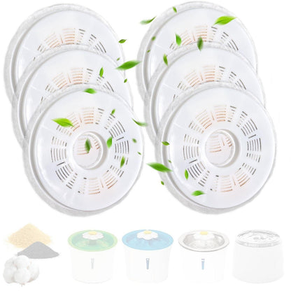Katzenbrunnen Filter 3er-Pack | Ersatzfilter für Trinkbrunnen