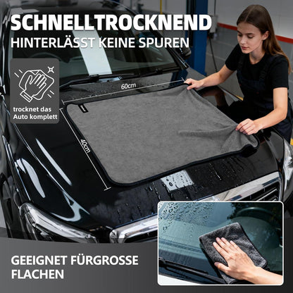 Mikrofaser Trockentücher 3er-Set – Schnelltrocknend & Fussel-frei