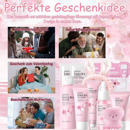 Sakura Skin Care Set – Beauty Geschenk für Mädchen & Frauen