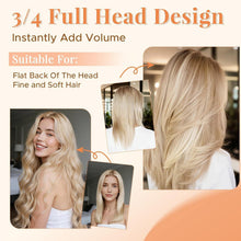 Echthaar Clip-In Extension 55cm – Volumenset #12P613