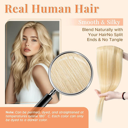 Blond Haarverlängerung Echthaar 50cm – Clip In Extensions