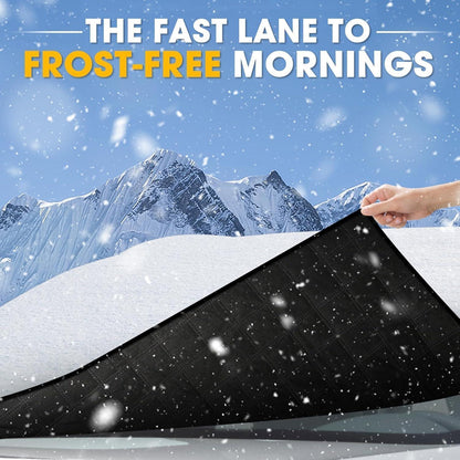 Auto Frontscheibenabdeckung Winter mit Magneten & Reflektoren
