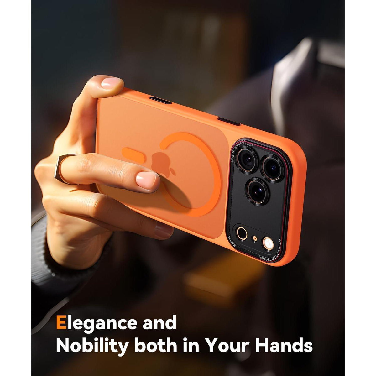iPhone 17 Pro Hülle: Stoßfest, Magsafe & Kameraschutz Orange