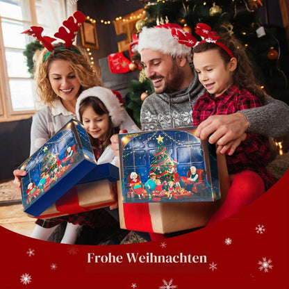 Adventskalender Socken Damen Weihnachten 12 Paar Baumwolle Kuschelsocken