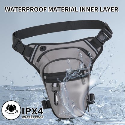 Motorrad Beintasche Wasserdicht – Sport & Outdoor Tasche Grau