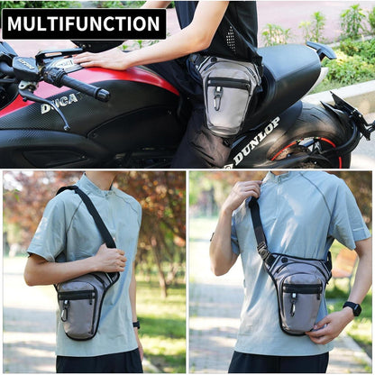 Motorrad Beintasche Wasserdicht – Sport & Outdoor Tasche Grau