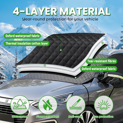 Auto Windschutzscheibenabdeckung Winter Frostschutz Schnee Eis