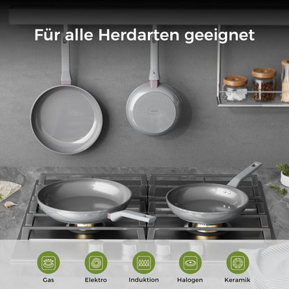 Keramik Pfannenset 3-teilig – Antihaft & Induktionsgeeignet