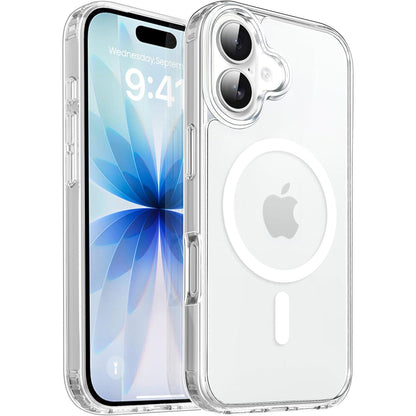 iPhone 17 Hülle mit MagSafe, Kameraschutz, matt transluzent
