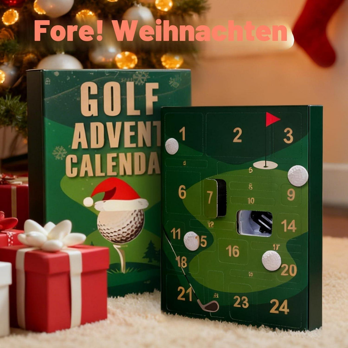 Golf Adventskalender 2026 für Herren – 24 Überraschungen