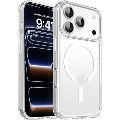 iPhone 17 Pro Hülle mit MagSafe, Kameraschutz, matt transluzent