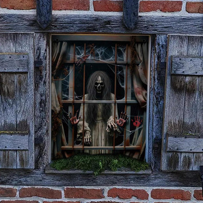 Halloween Fensterbild Geisterdeko – Gruselige Party Deko