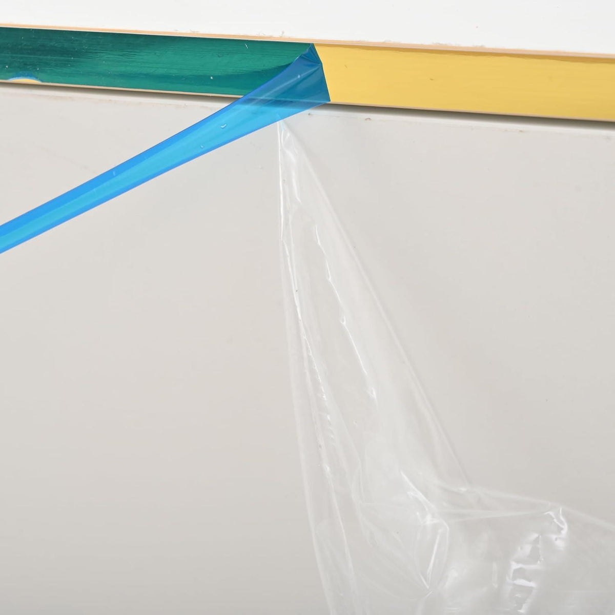 TV Lowboard 200cm mit 3 Schubladen – Weiß Hochglanz