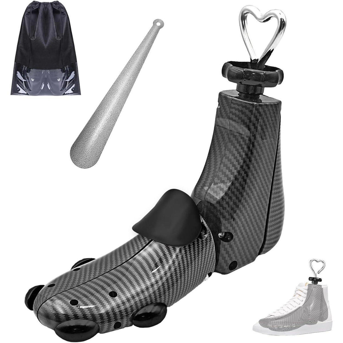 Schuhspanner verstellbar für Damen & Herren, breite Füße