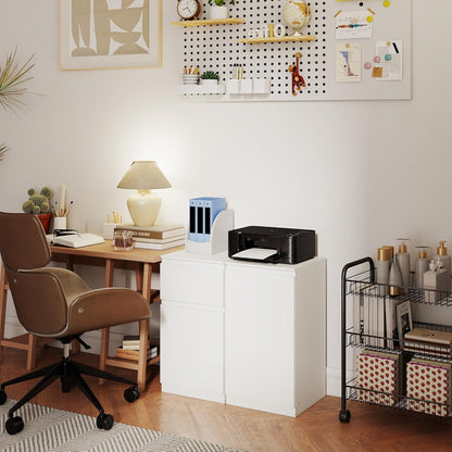 2er-Set Kommoden Weiß – Schlafzimmer, Büro & Flur