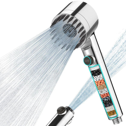Filter Duschkopf Handbrause mit Schlauch & 15 Schichten