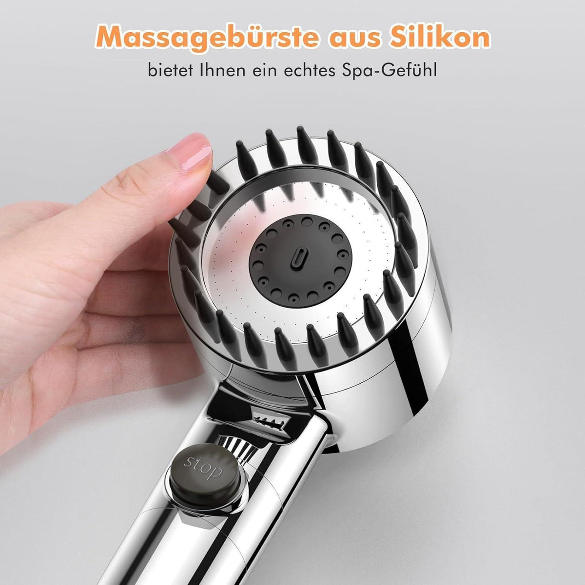Filter Duschkopf Handbrause mit Schlauch & 15 Schichten