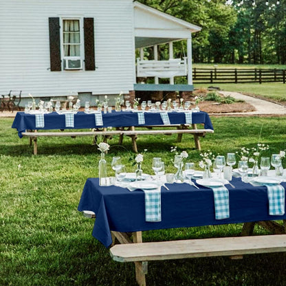 10x Marineblau Tischdecke für Biertisch (100x250cm)