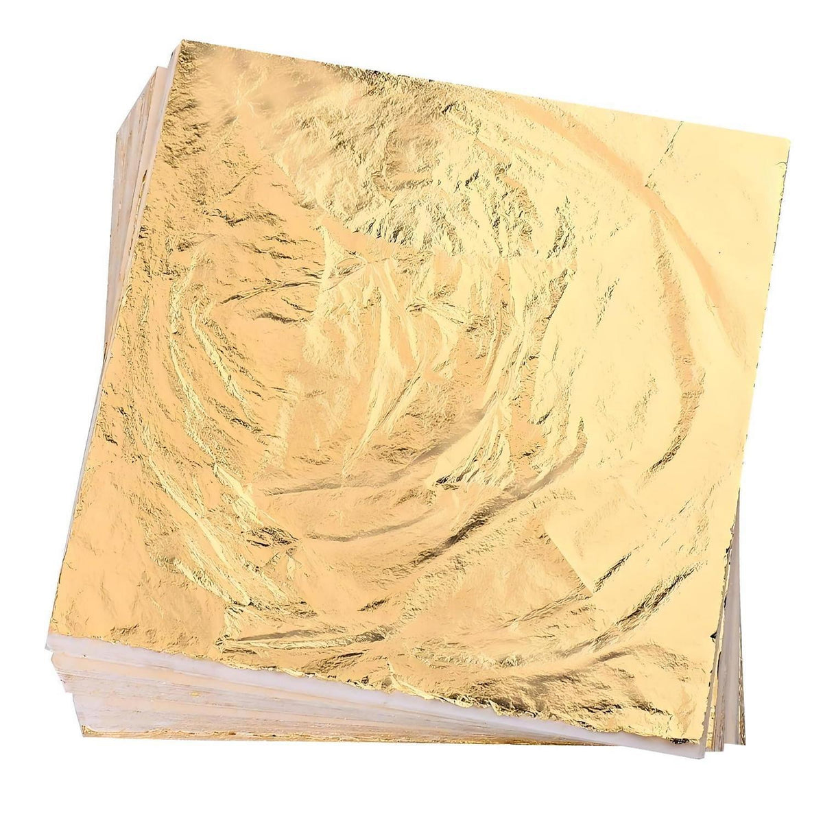 100 Blatt Imitations Blattgold – 16x16cm zum Basteln & Dekorieren
