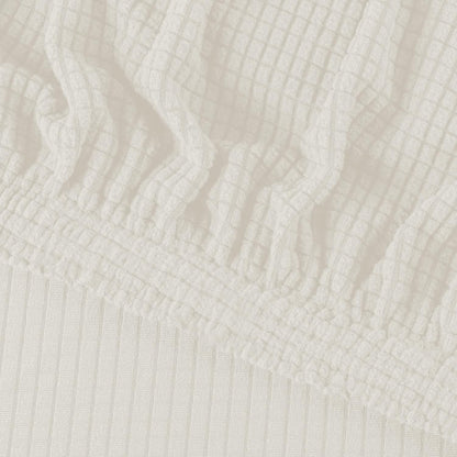 Stuhlbezug Stretch XL, Milchweiß, 4er-Set