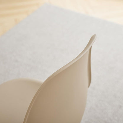 4 Esszimmerstühle mit Buchenholzbeinen, Khaki