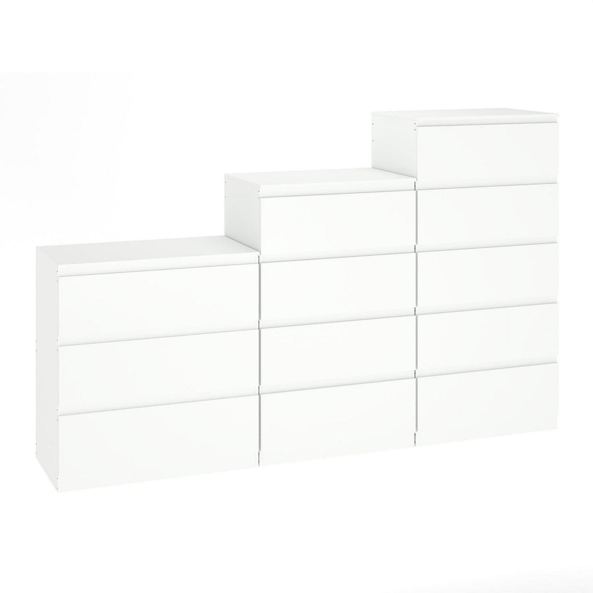 3er Set Kommoden Weiß – Schlafzimmer, Büro & Wohnen
